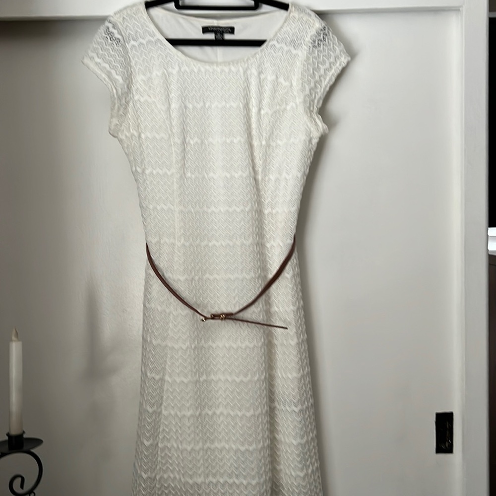 White womens dress size 8p